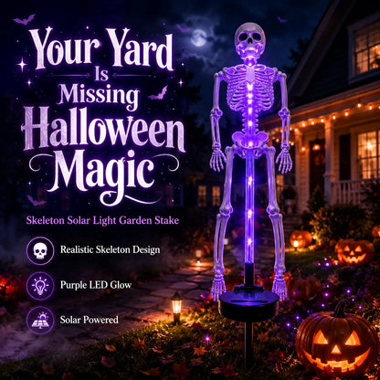 🎃💀Skeleton Solar Light Garden Stake