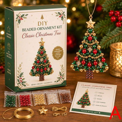🌲DIY Christmas Tree Beaded Ornament Kit