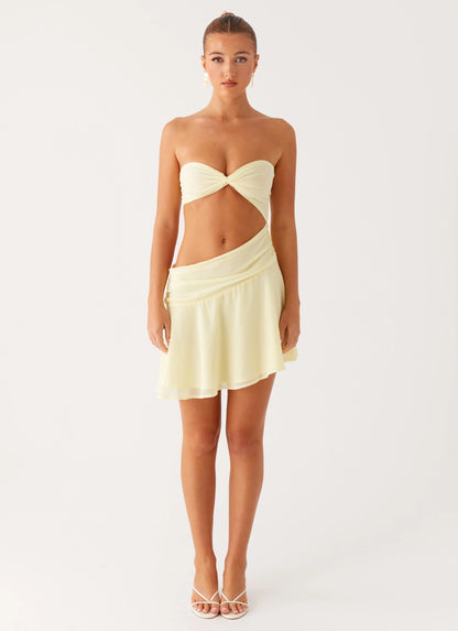 Marbella Mini Dress - Yellow