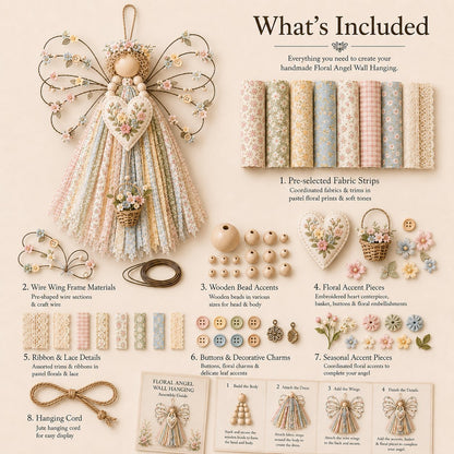 🌸Angel Fabric Hanging DIY Kit