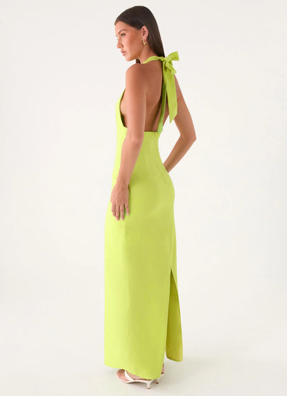Feyric Maxi Dress - Apple Green