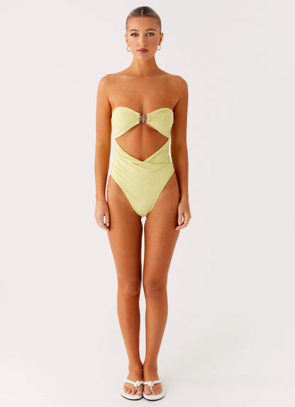 Ocean Tempest One Piece Swimsuit - Lime