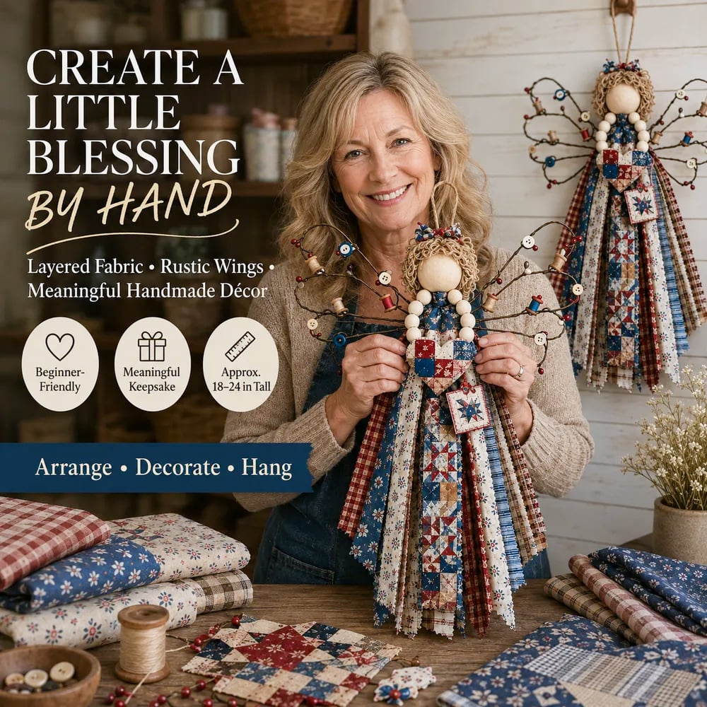 🌸Angel Fabric Hanging DIY Kit