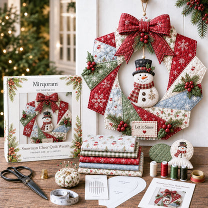 🎄Christmas Fabric Wreath DIY Kit – A Keepsake You’ll Hang with Pride Year After Year💫