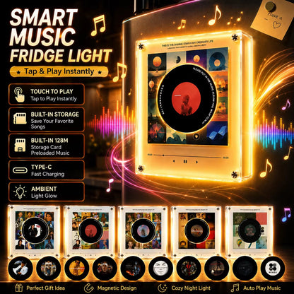⏳Last Chance to Save • Limited Inventory!🎵 Iconic Pop Star NFC Fridge Magnet Music Player | Retro Vinyl Style Decor
