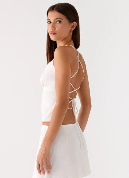 Sangria Top - White