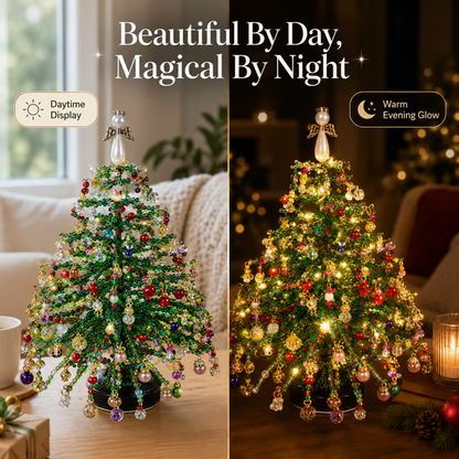 ✨Want unique holiday decor no one else has? Make your own Mini Beaded Christmas Tree🎄