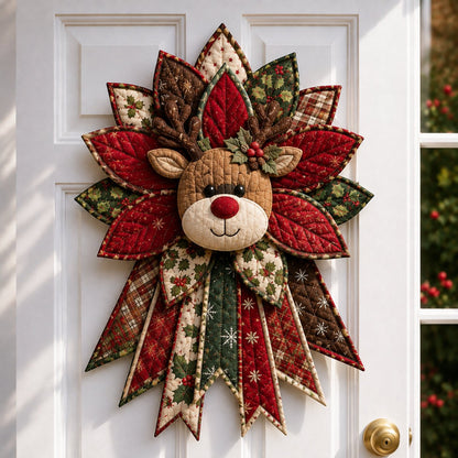 🎉🎄 Festive Quilted Christmas Door Hanging DIY Sewing Kit