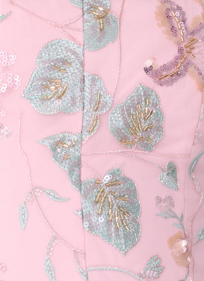 Solaire Strapless Corset Top - Pink