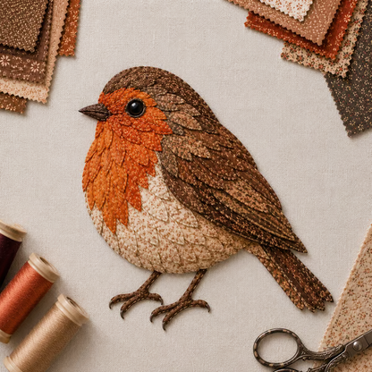 ✨3D Patchwork Bird DIY Craft Kit – Create a Layered Fabric Bird Worth Displaying