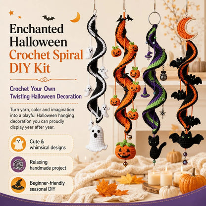 🎃Enchanted Halloween Crochet Spiral DIY Kit