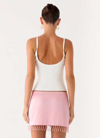 Heavenward Mini Skirt - Pink