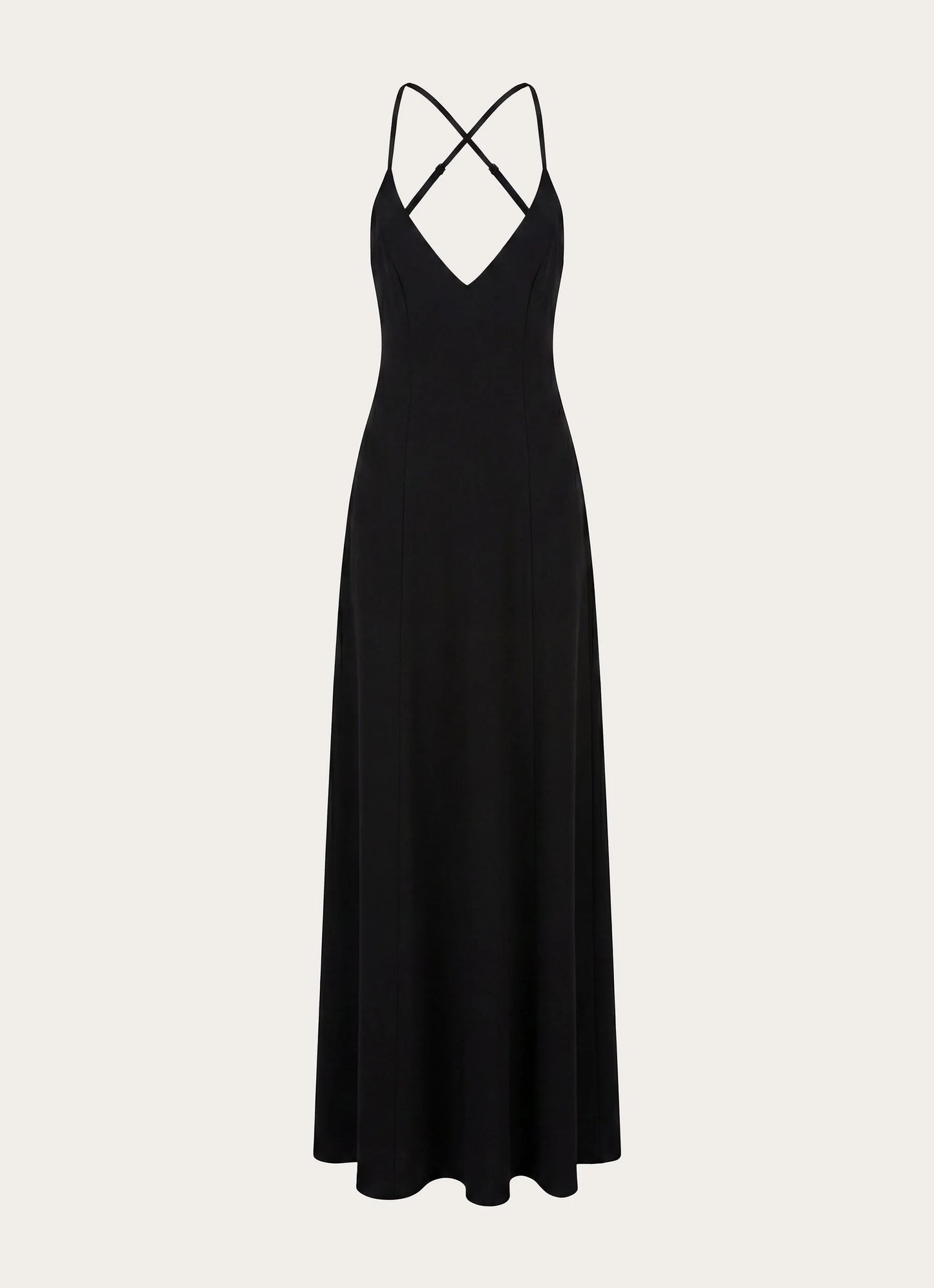 Russian Roulette Maxi Dress - Black
