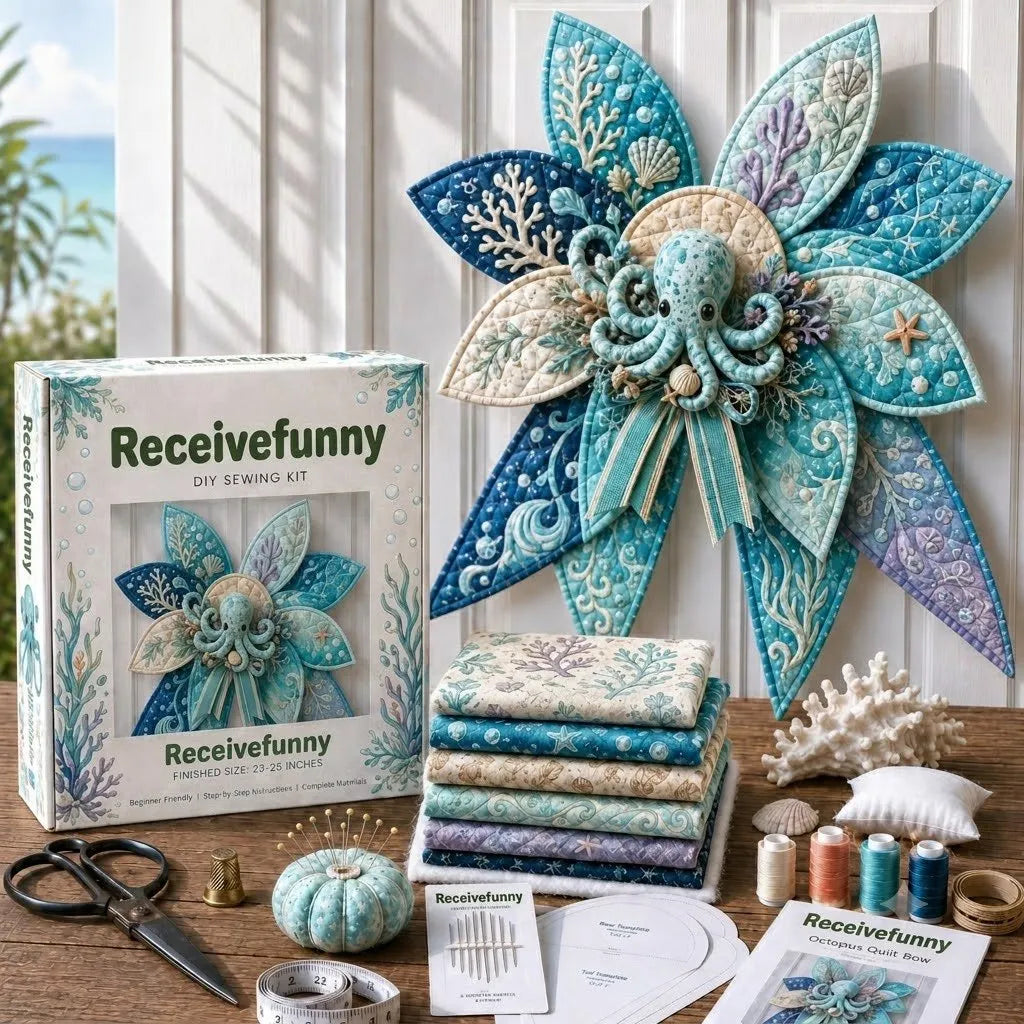 🧵🌊 Turn a few pieces of fabric into a BIG piece of coastal magic! 🐚💙