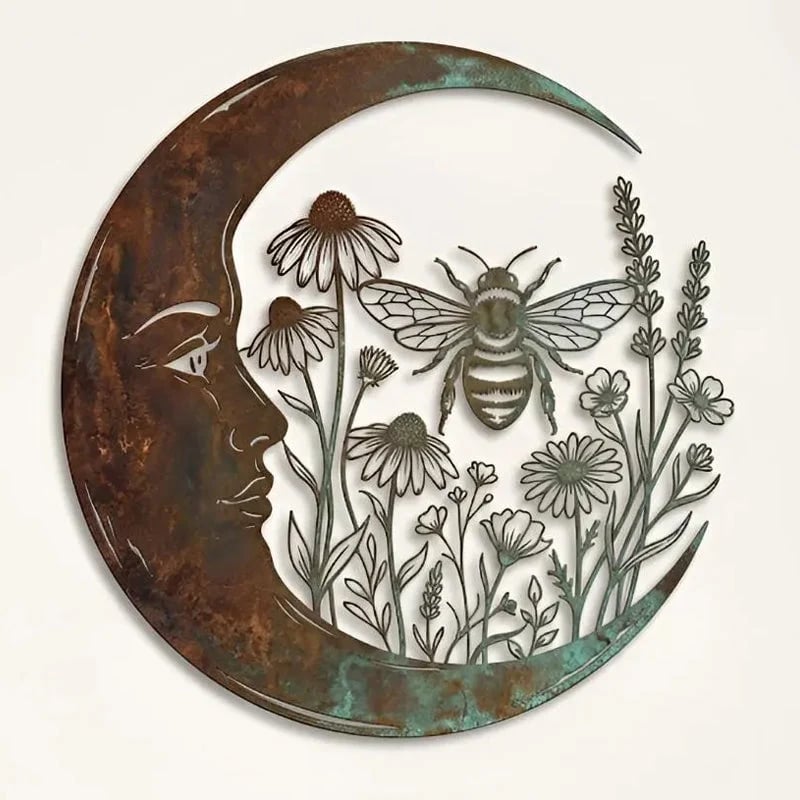 🌙Dragonfly Moon Wall Decor