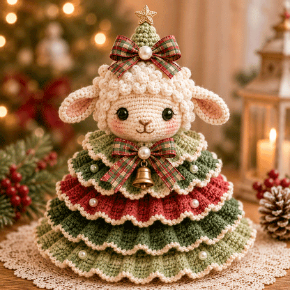 🎄Crochet Animal Christmas Tree DIY Kit – Stitch a Little Christmas Magic