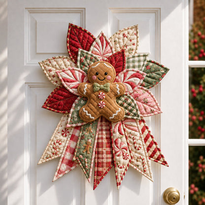 🎉🎄 Festive Quilted Christmas Door Hanging DIY Sewing Kit