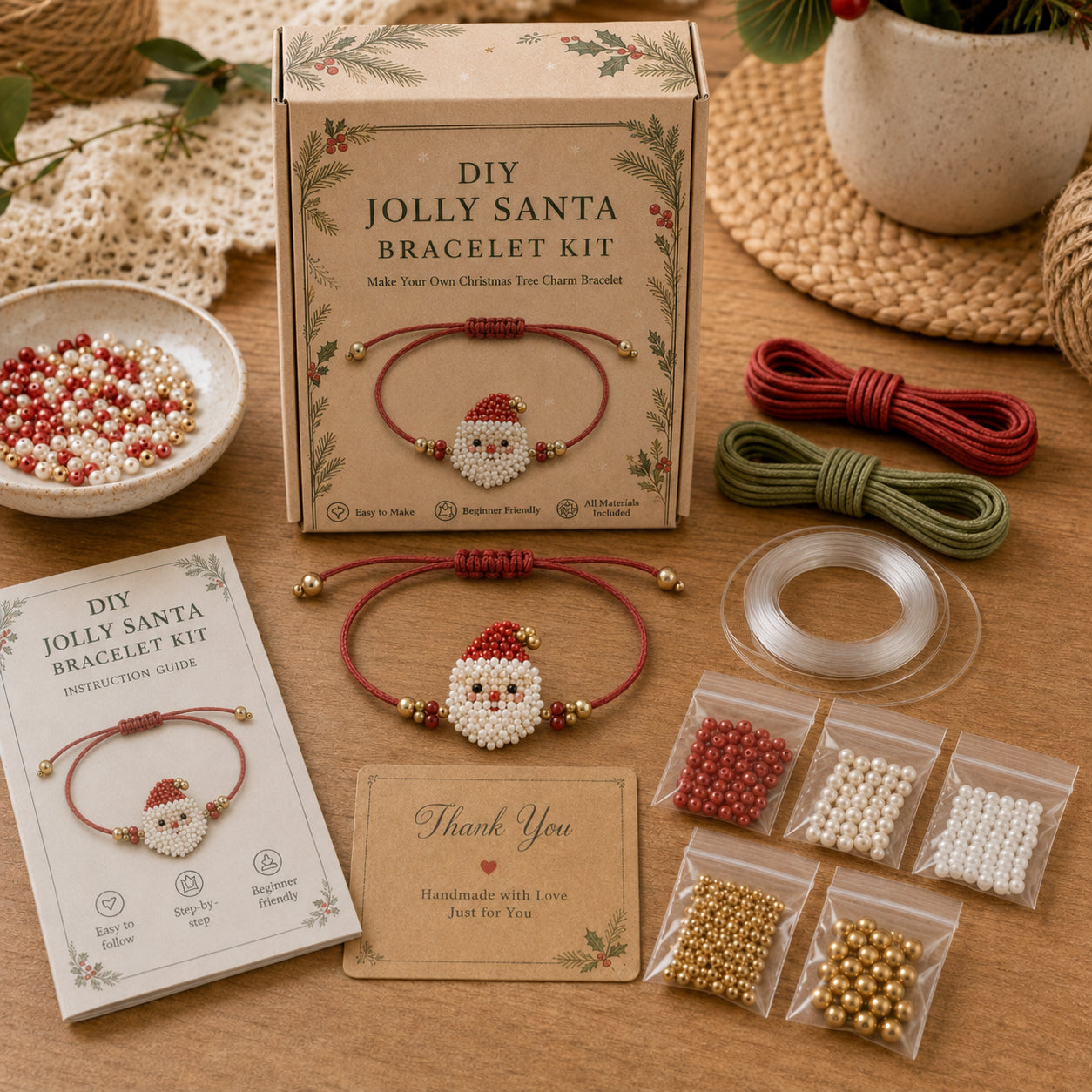DIY Christmas Beaded Bracelet Collection™ – Handmade Holiday Bracelet Kits