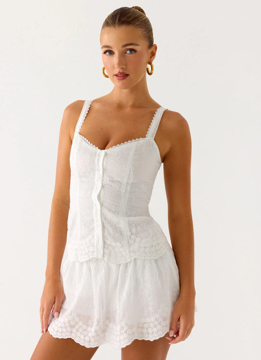 Addictive Top - White