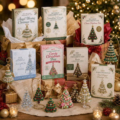 🌲DIY Christmas Tree Beaded Ornament Kit