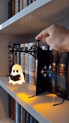 👻Halloween | Ghost Bookshelf Lantern for Cozy Reading Corners 📚