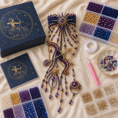 🔥 49% OFF – Zodiac DIY Beaded Hand Bracelet Kit – Create Your Celestial Wearable Art