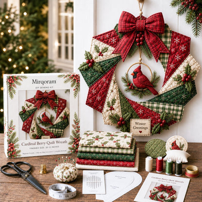 🎄Christmas Fabric Wreath DIY Kit – A Keepsake You’ll Hang with Pride Year After Year💫