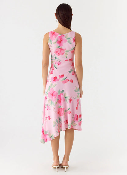 Fedde Midi Dress - Petal Soleil