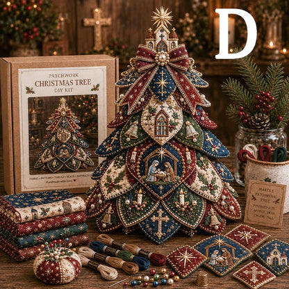 ✝️Religious-Themed Beaded & Quilted Christmas Tree DIY Kit