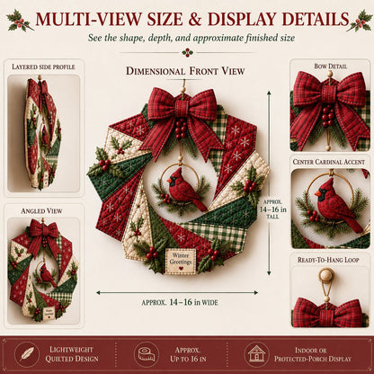 🎄Christmas Fabric Wreath DIY Kit – A Keepsake You’ll Hang with Pride Year After Year💫
