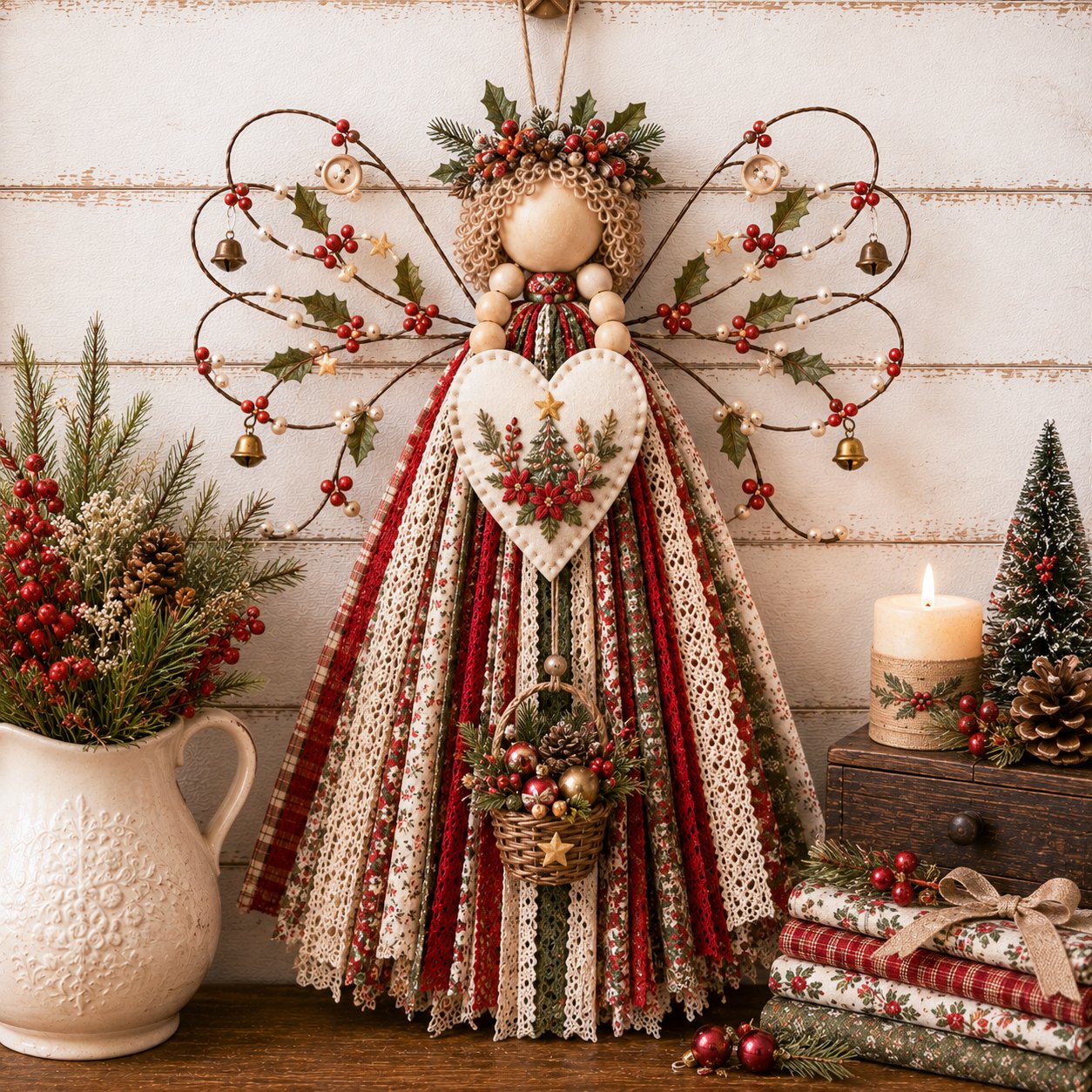 🌸Angel Fabric Hanging DIY Kit