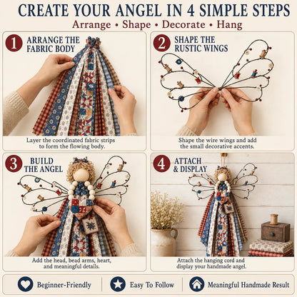🌸Angel Fabric Hanging DIY Kit