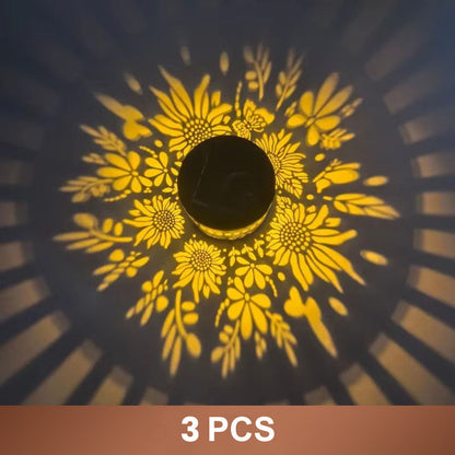 🔥Solar Mandala Light – Stunning Pattern Projection, IP65 Waterproof Auto On/Off 🌿