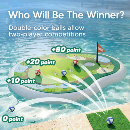 🏌️‍♂️Floating Pool Golf Game Set - Fun Water Golf Toy for Kids & Family