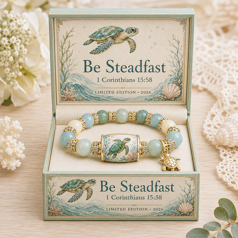 🔥 Last Day 49% OFF – 💜Hummingbird Garden Faith Bracelet 🌸
