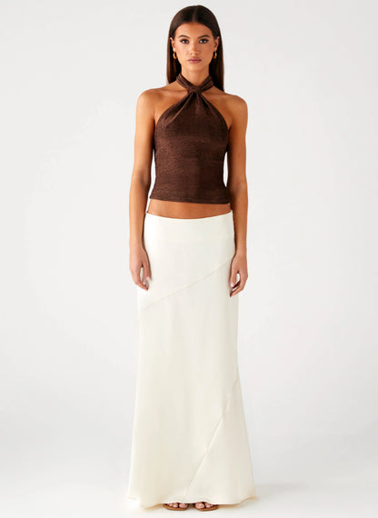 Amber Light Top - Chocolate
