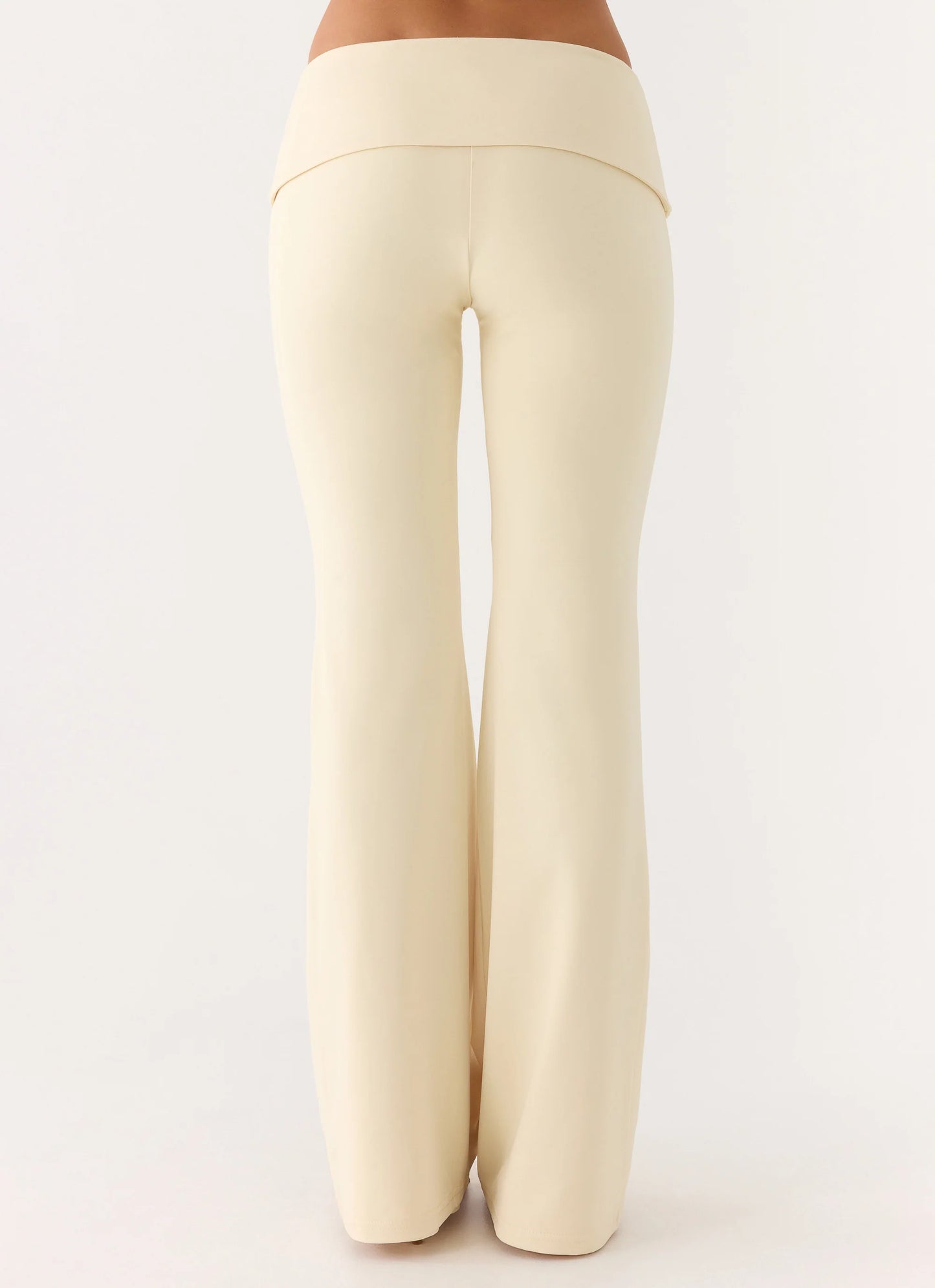 Renae Low Rise Pants - Baby Yellow
