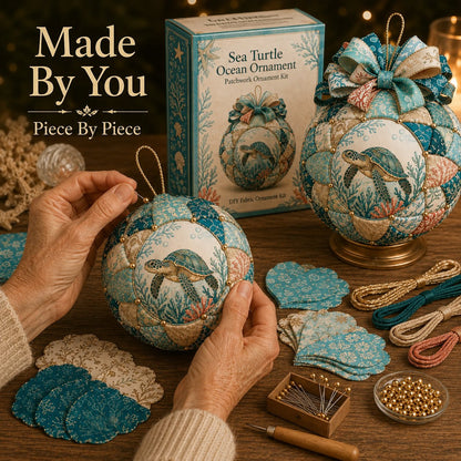 🌊Ocean Treasures Patchwork Ornament DIY Kit