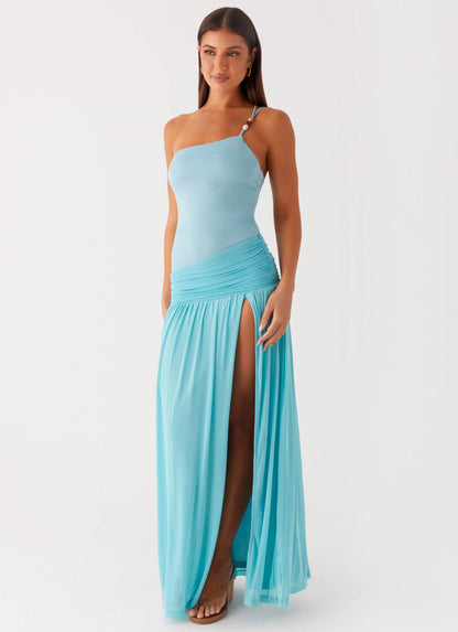 Aurelia Maxi Dress - Aqua