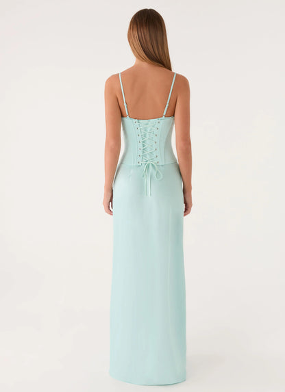 Merritt Maxi Dress - Aqua