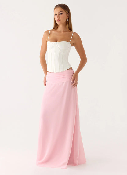 Natalya Maxi Skirt - Pink