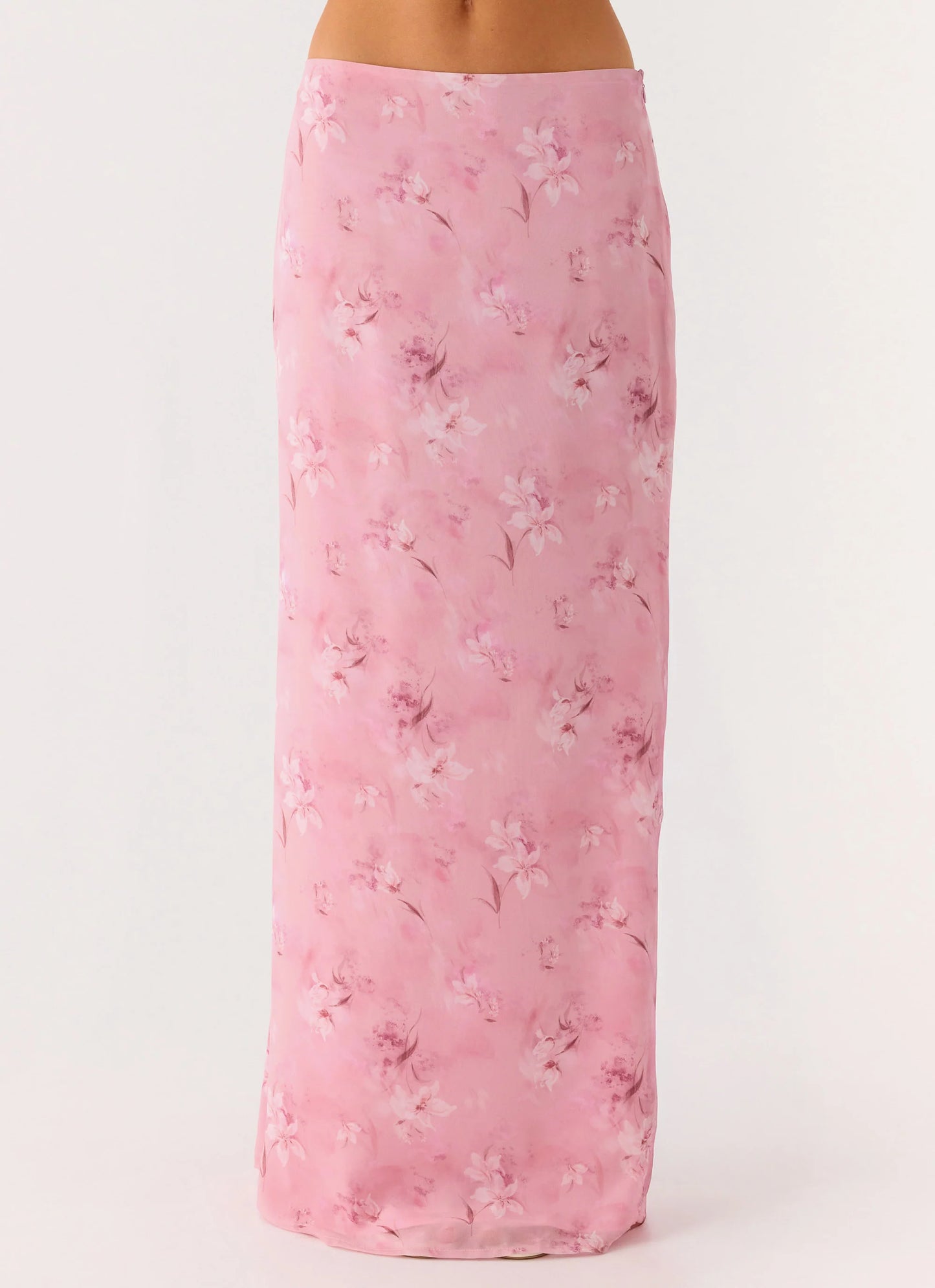 Soulful Low Rise Maxi Skirt - Vintage Floral
