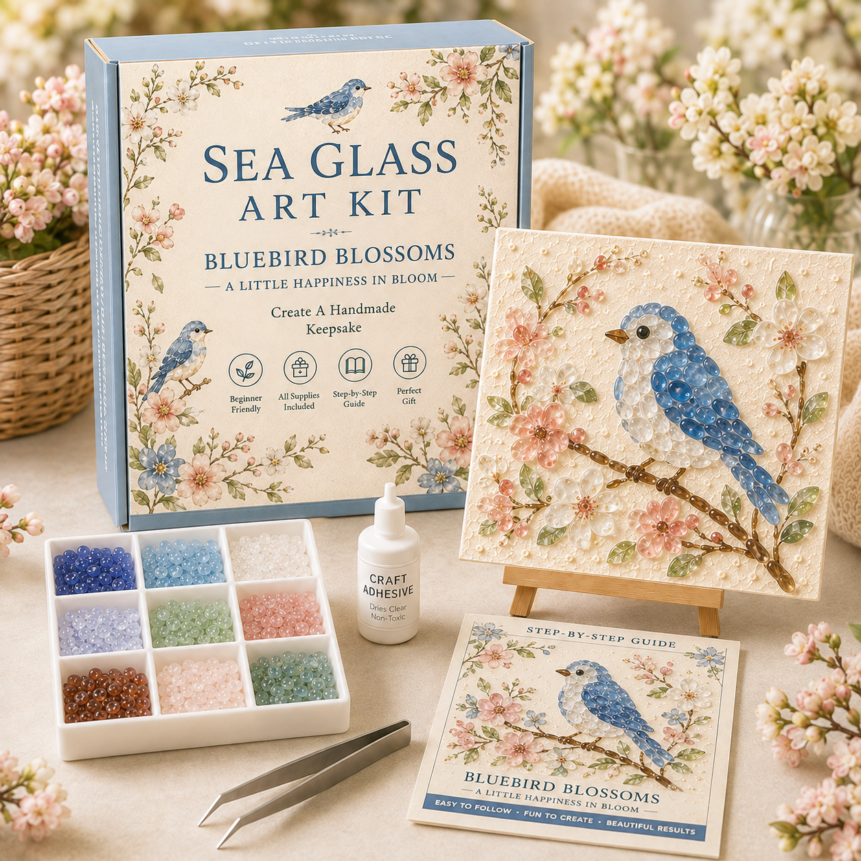 Bloom & Garden Sea Glass Art Kit Collection 🌸