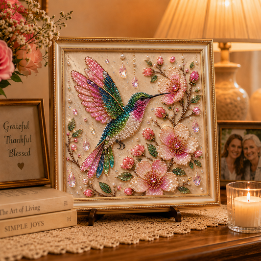🌸 Luxury Bird Pearl Art DIY Kit