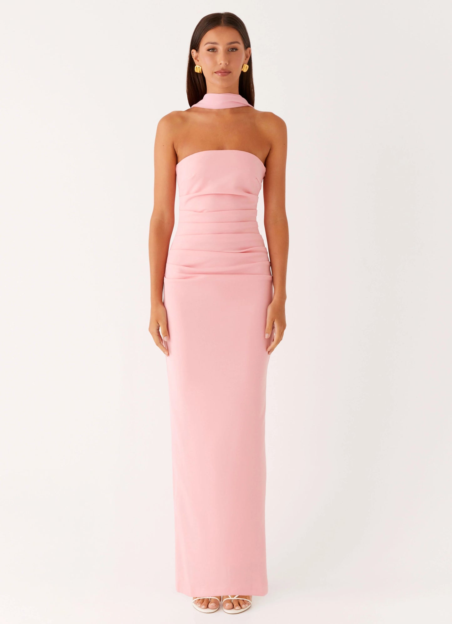 Libra Maxi Dress - Pink