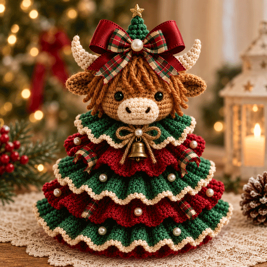 🎄Crochet Animal Christmas Tree DIY Kit – Stitch a Little Christmas Magic