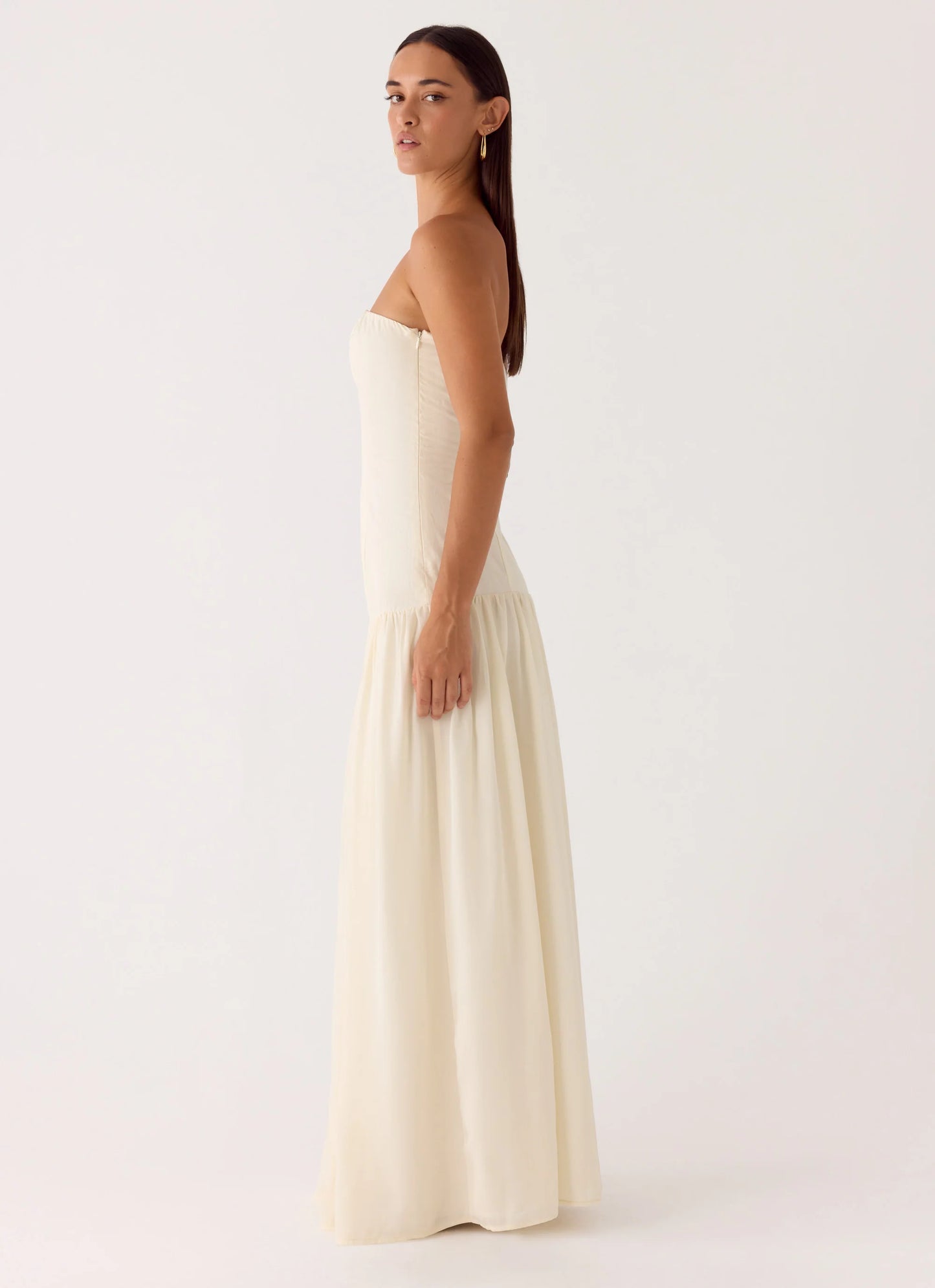 Slowing Tide Maxi Dress - Ivory
