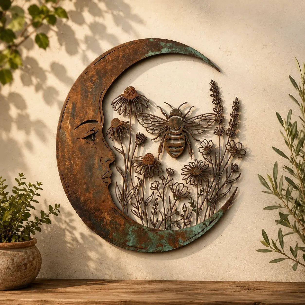 🌙Dragonfly Moon Wall Decor