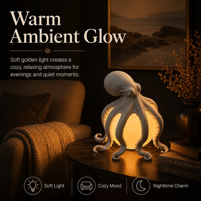 🐙Octopus Ocean Decor Table Lamp