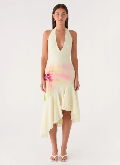 Darline Midi Dress - Soft Lily